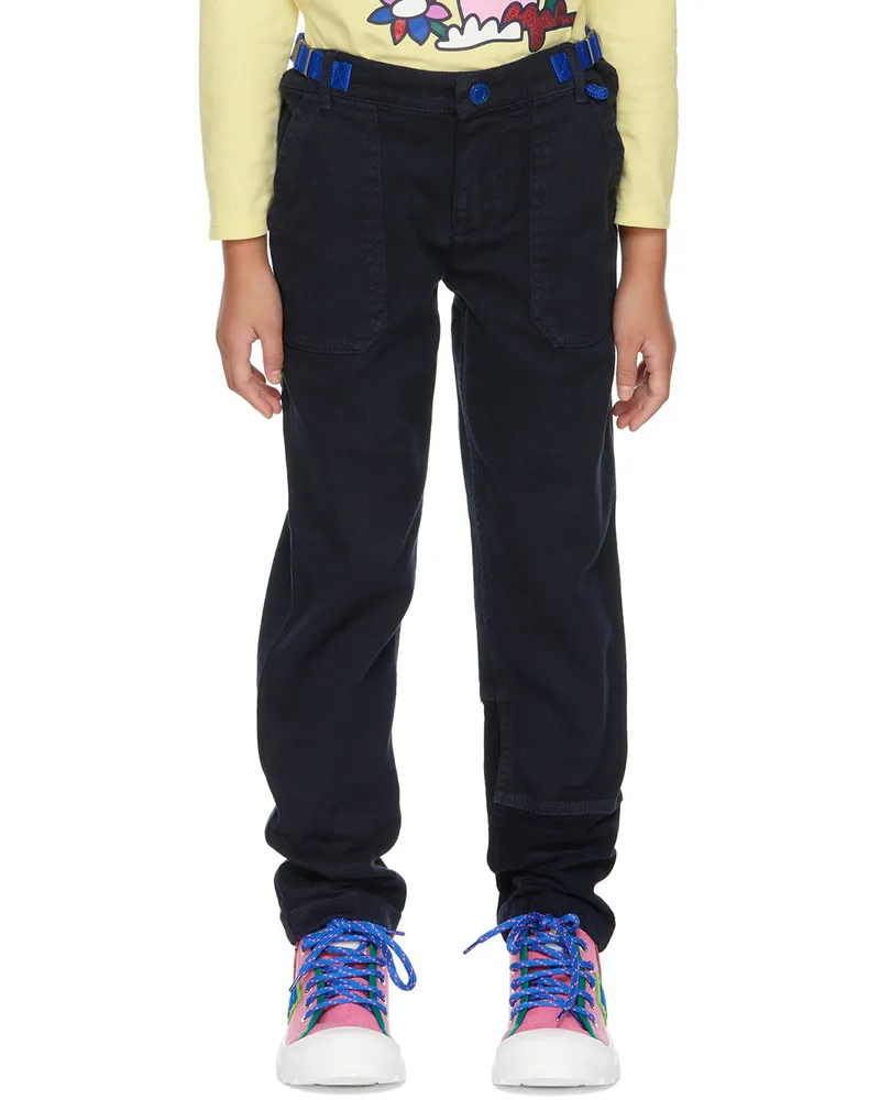 Marc Jacobs Kids Navy Paneled Cargo Pants 84e