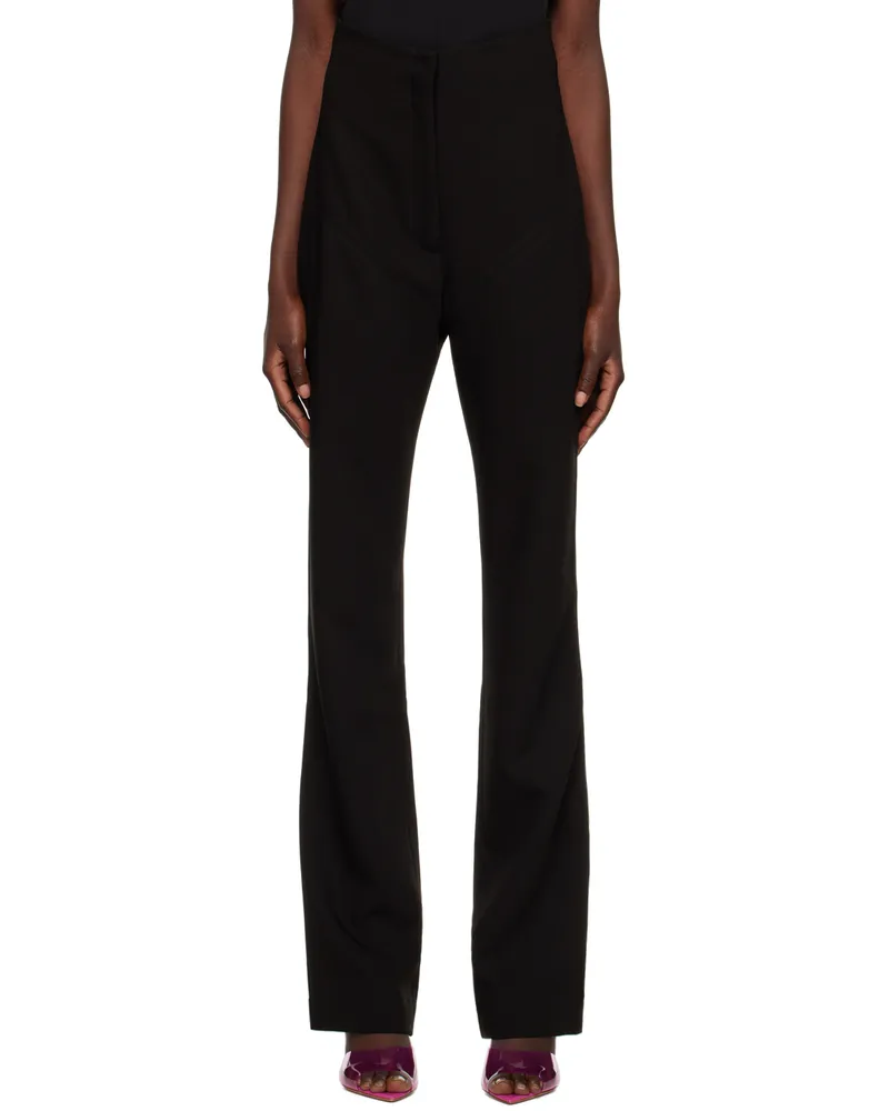 Paris Georgia Black Bootleg Trousers Black