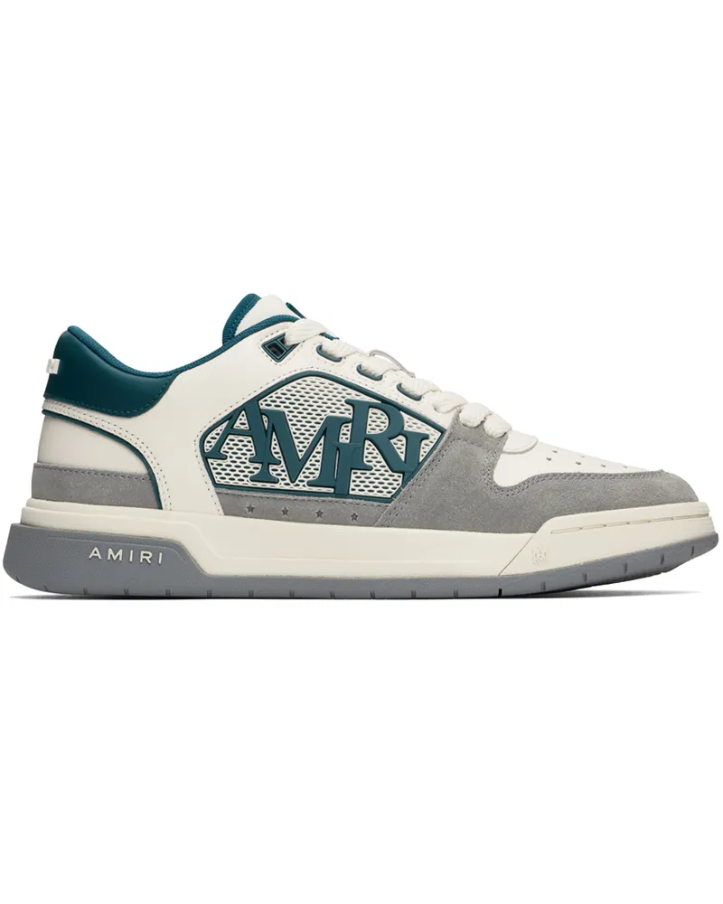 Amiri White & Green Classic Low Sneakers Deep