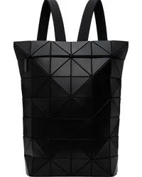 Issey Miyake Black Blocky Backpack Matte