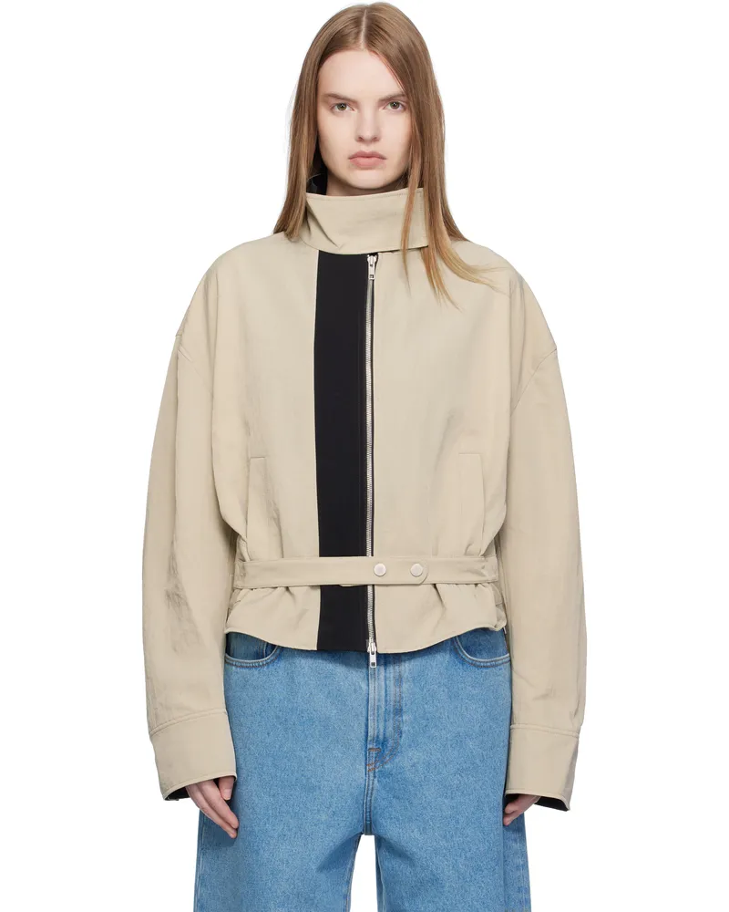 Christopher Esber Beige Marley Jacket Stone