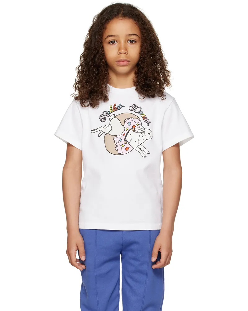 Undercover Kids White 'Rabbit Donut' T-Shirt White