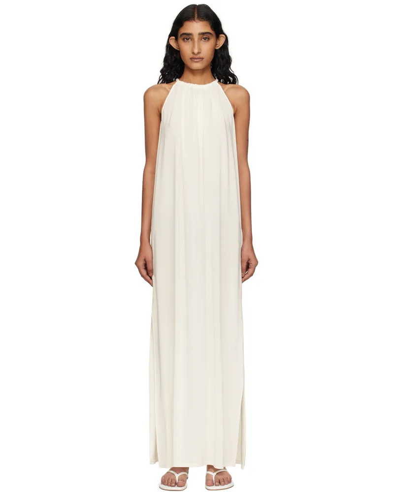 Max Mara White Diego Midi Dress 001