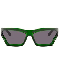 Loewe Green Paula’s Ibiza Arch Mask Sunglasses 98a