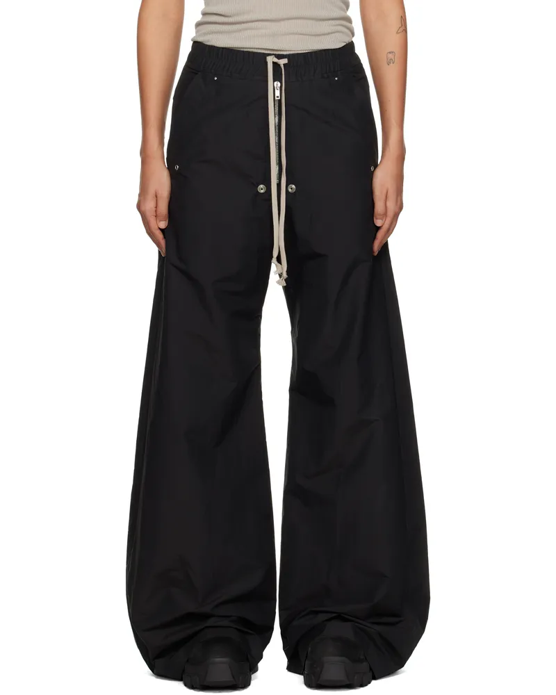 Rick Owens Moncler + Rick Owens Black Belas Trousers 999