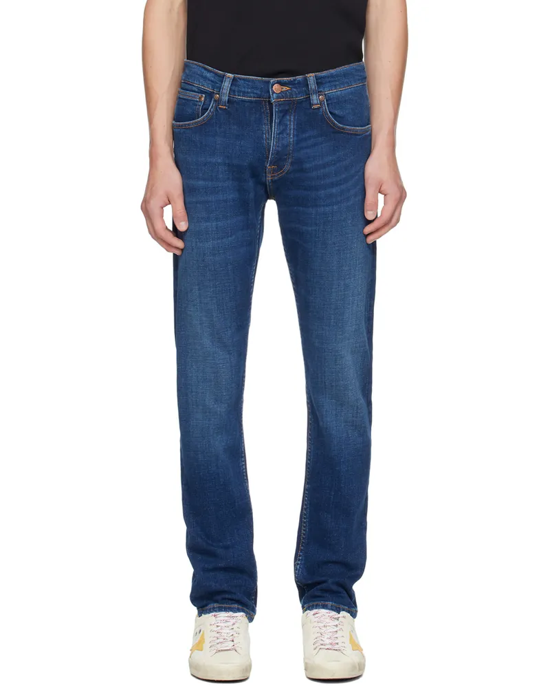 Nudie Jeans Indigo Grim Tim Jeans Indigo