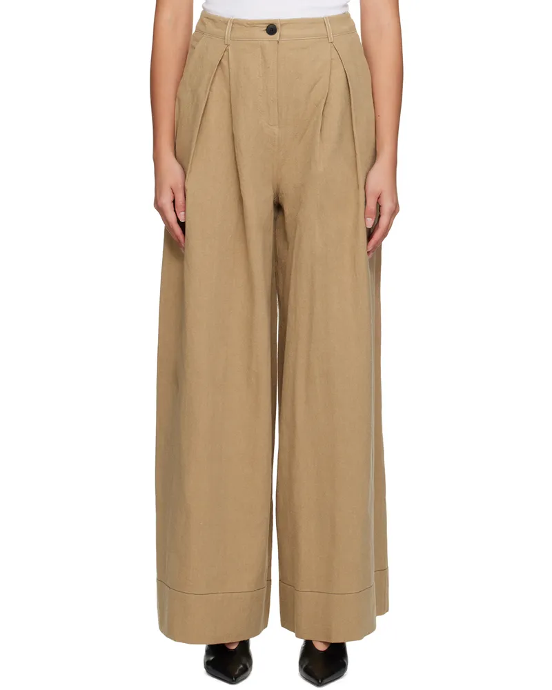 The Garment Beige Ankara Trousers Trench