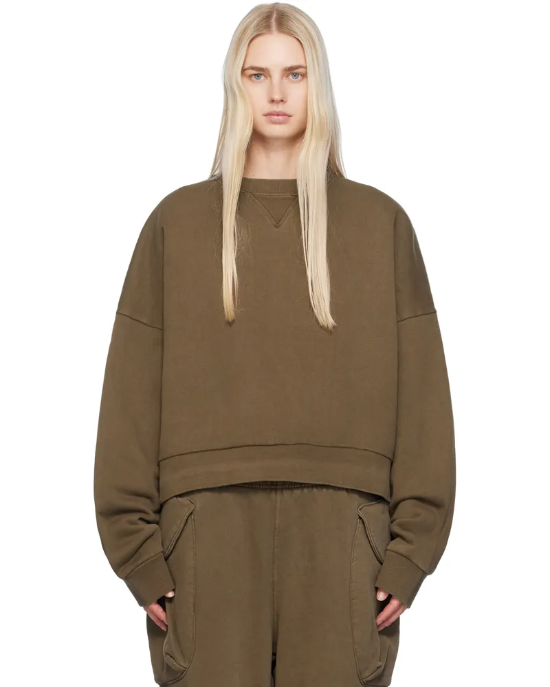 Entire Studios Brown Box Sweatshirt Brunette