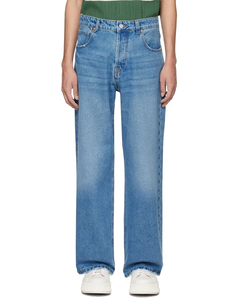 Jacquemus Blue Les Classiques 'Le de-Nîmes Large' Jeans Blue