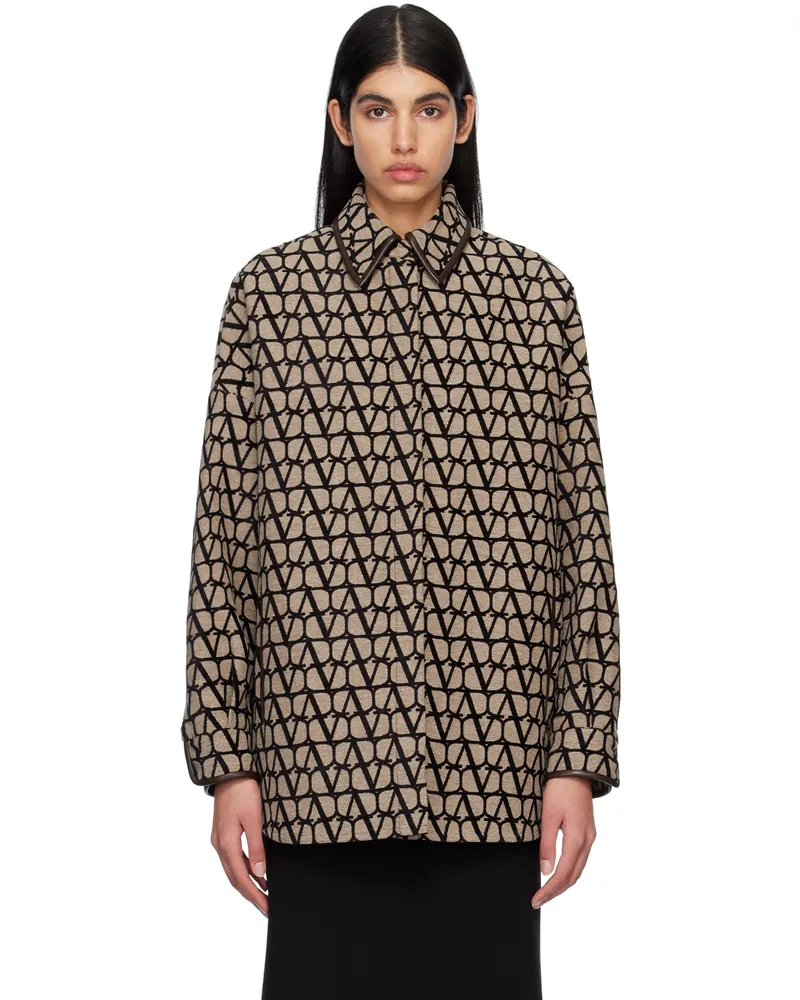 Valentino Garavani Beige VLogo Jacket E21