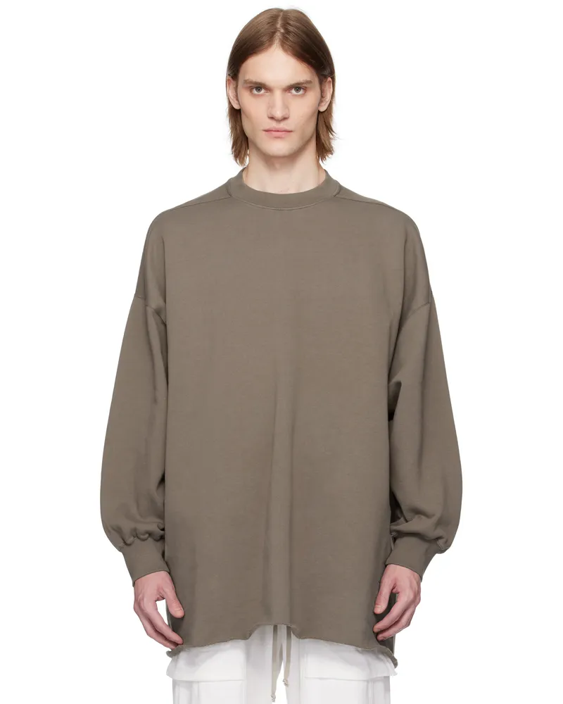 DRKSHDW by Rick Owens Gray Hollywood Tommy LS Sweatshirt 34