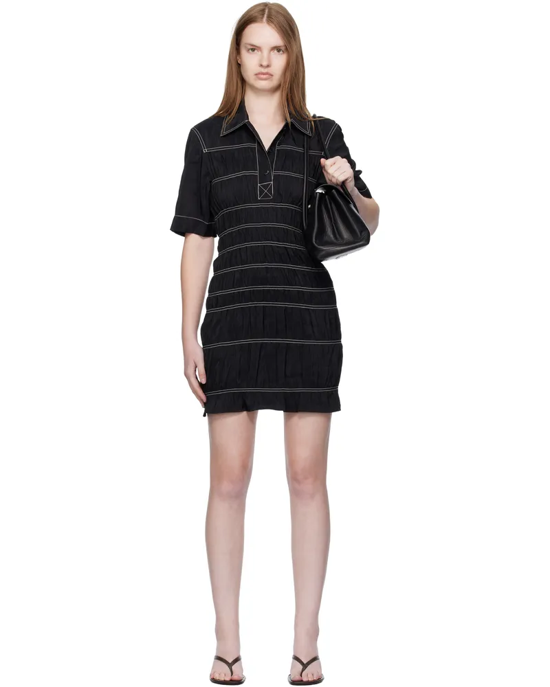 Nanushka Black Nomia Minidress Black