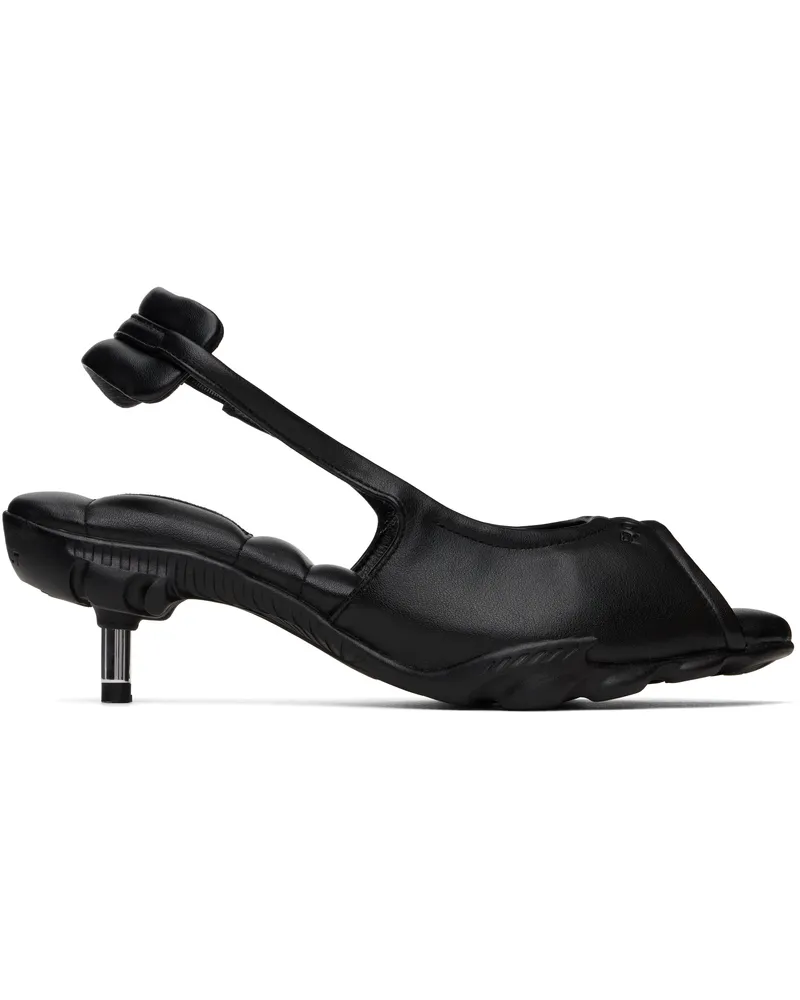 Rombaut Black Sling Heeled Sandals Black