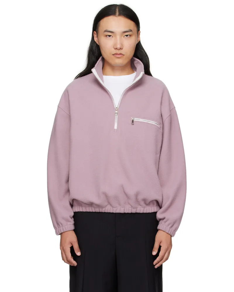 Rier Pink Fleece Sweater Myrte