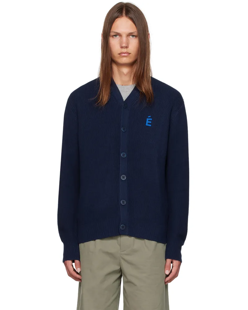 Études Studio Navy Boris Cardigan Navy