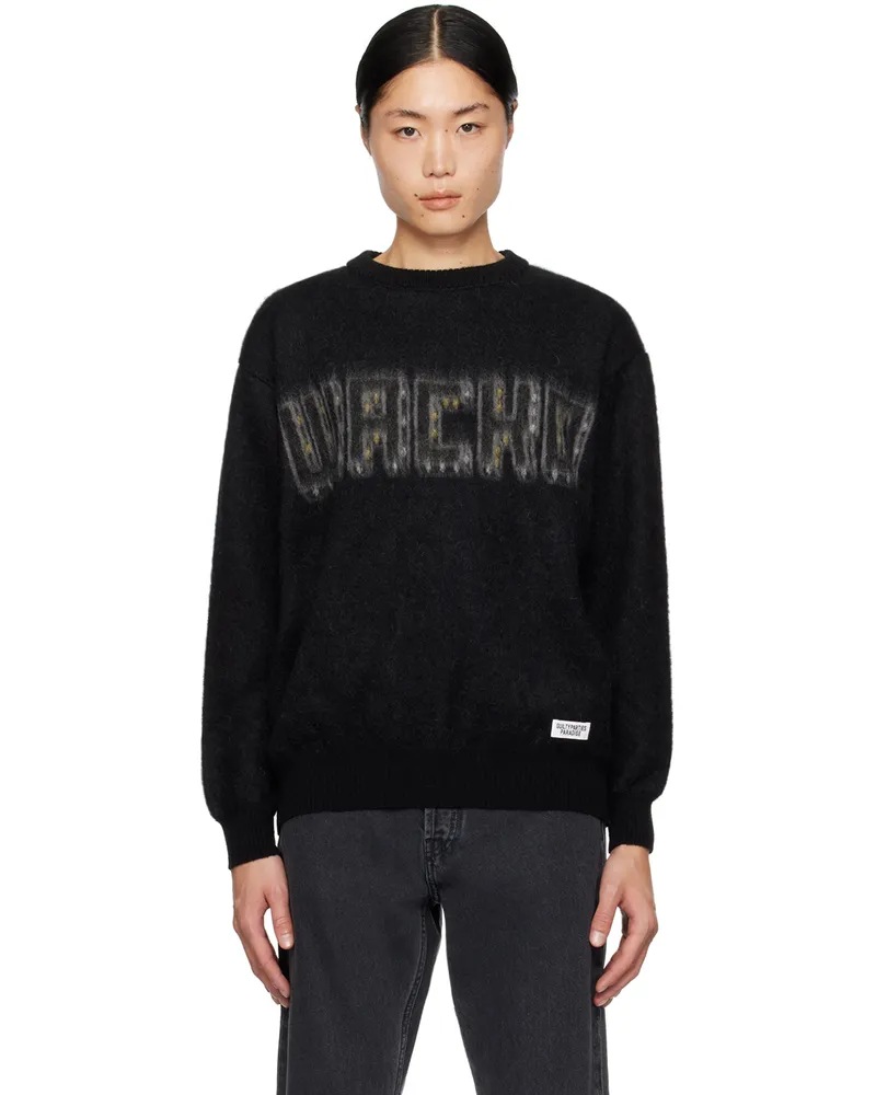 Wacko Maria Black Brushed Sweater Black