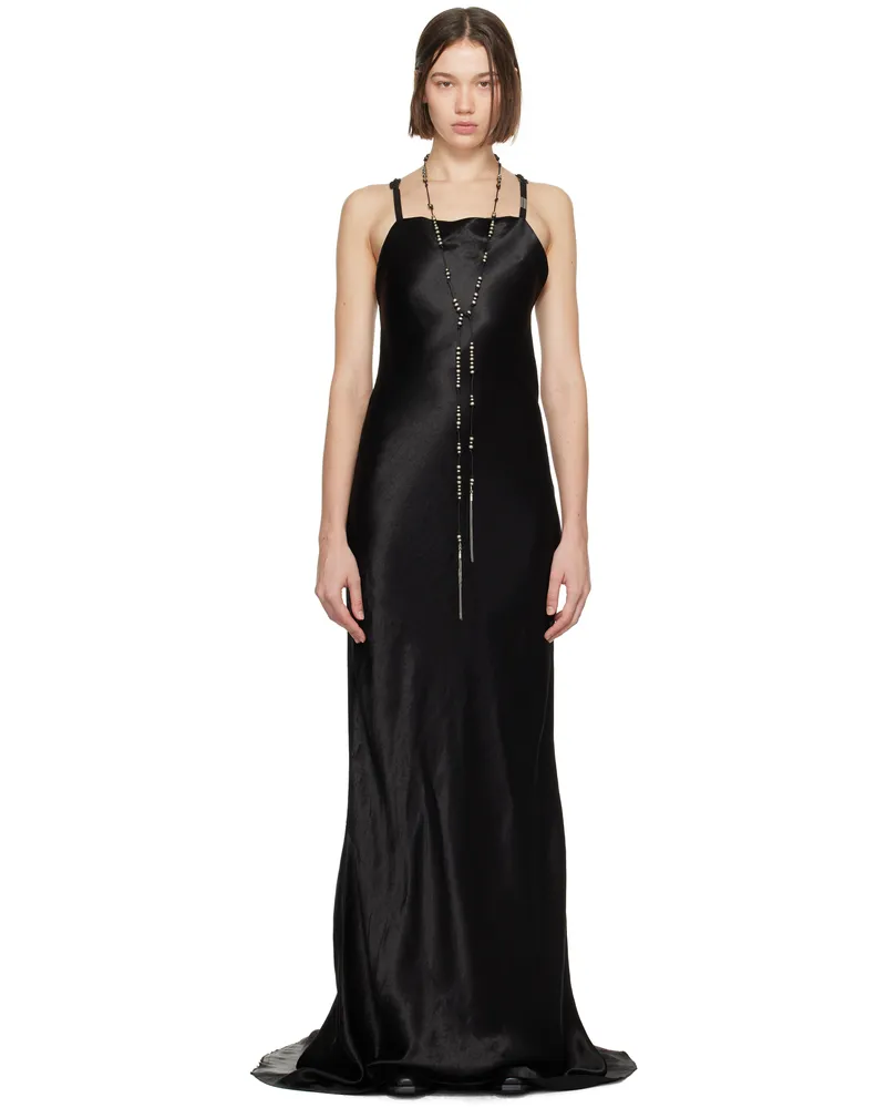 Ann Demeulemeester Black Sara Long Slip Dress 099
