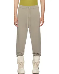 Rick Owens Off-White Drawstring Sweatpants Pearl