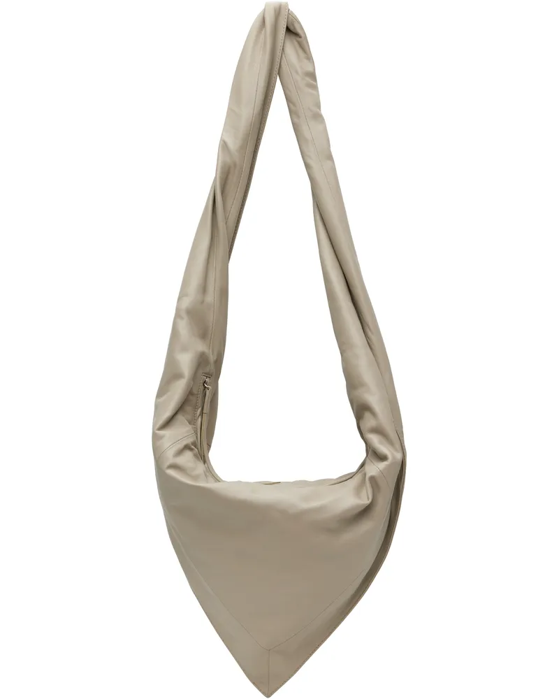 Christophe Lemaire Taupe Scarf Small Bag Bg248