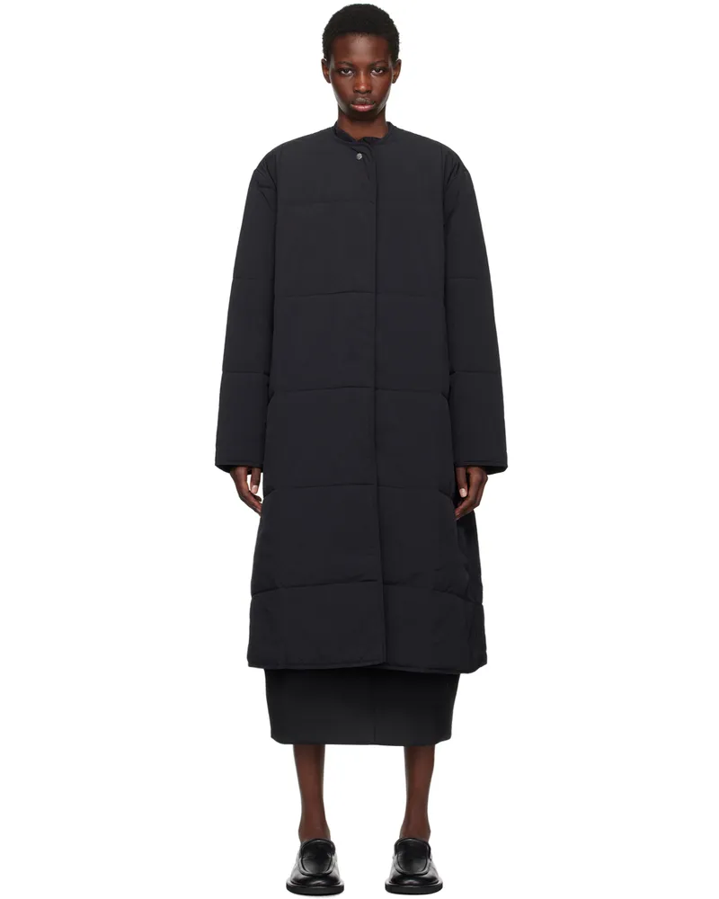 Studio Nicholson Navy Ara Coat Darkest