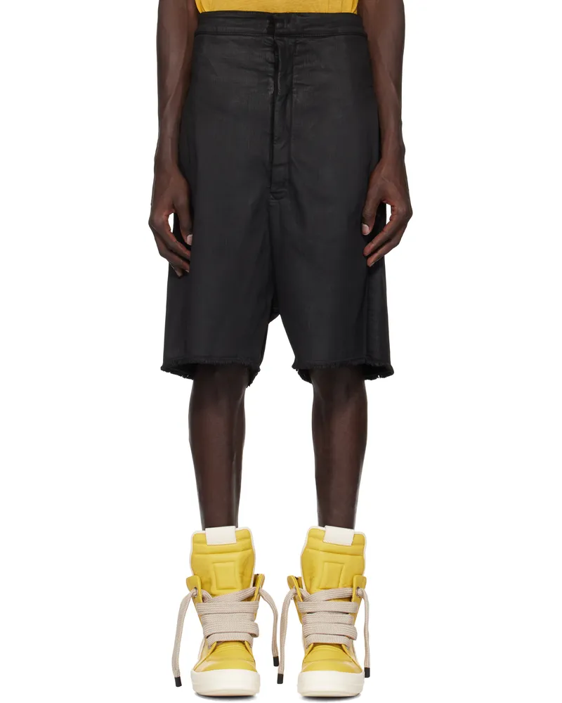 Rick Owens Black Porterville Cutoffs Denim Shorts 99