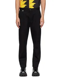 DOUBLE RAINBOUU Black Paradise Trousers Black