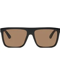 Gucci Black Square Sunglasses Black-black-brown