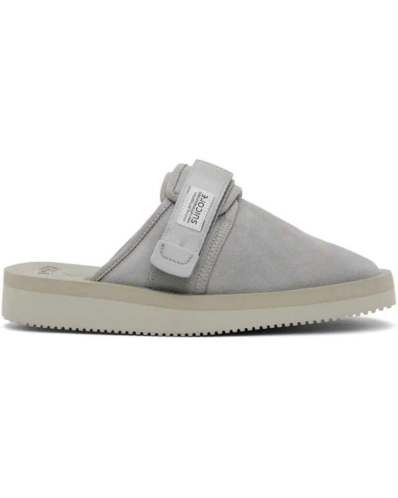 SUICOKE Gray ZAVO-VS Slippers Gray
