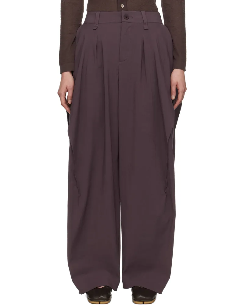 Issey Miyake Brown Personality Trousers 89