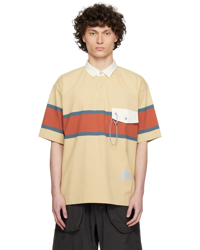 and wander Yellow Gramicci Edition Tech Rugby Polo Yellow