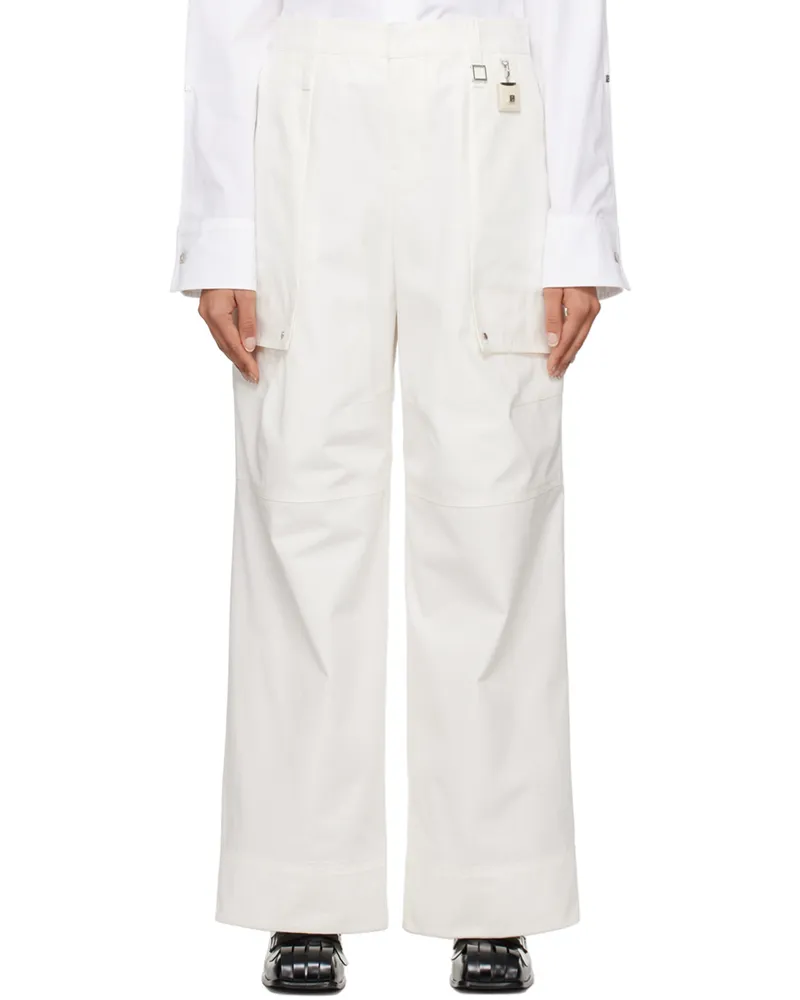 Wooyoungmi Off-White Paneled Trousers White
