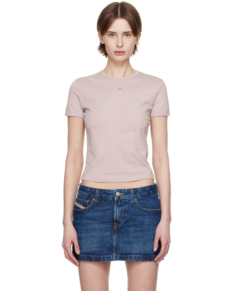 Diesel Taupe T-Uncutie-Long-D T-shirt 61t