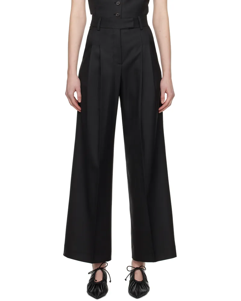 By Malene Birger Black Cymbaria Trousers 050