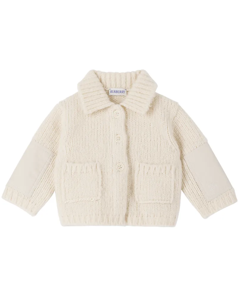 Burberry Baby White EKD Coat White
