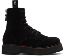 Black Single Stack Boots