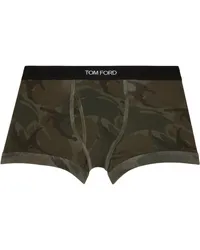 Tom Ford Khaki Cotton True Camo Boxer Briefs Mineral