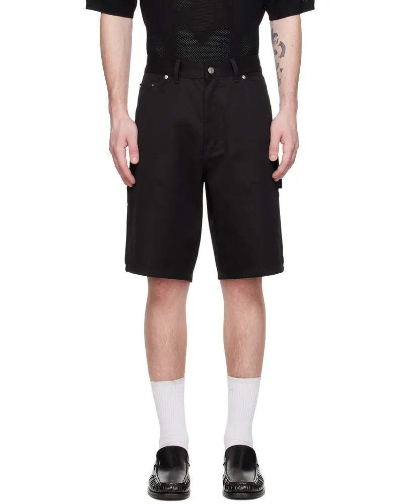Filippa K Black Pocket Shorts Black