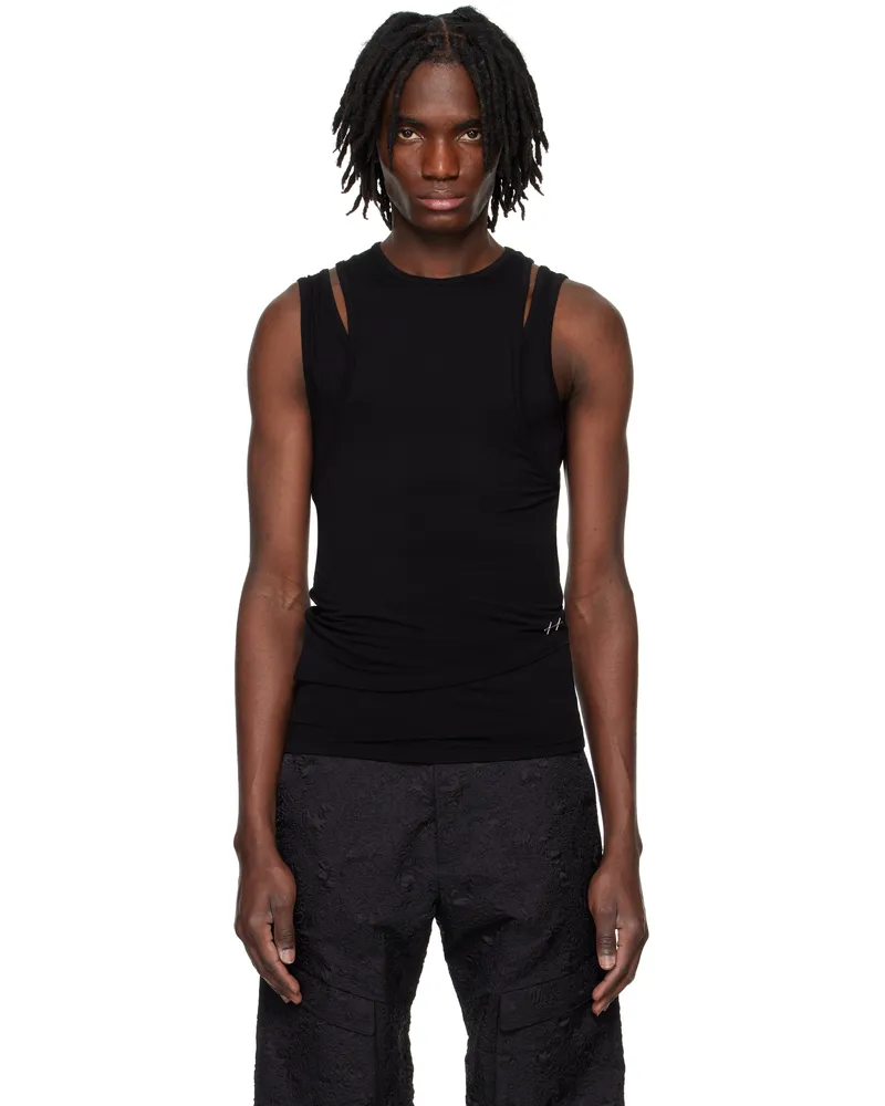 Heliot Emil Black Eudaimonia Tank Top Black