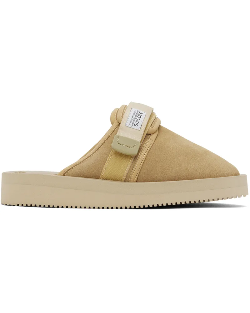 SUICOKE Beige ZAVO-VS Slip-On Loafers Beige