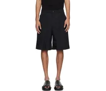 Black Expansion Panel Shorts