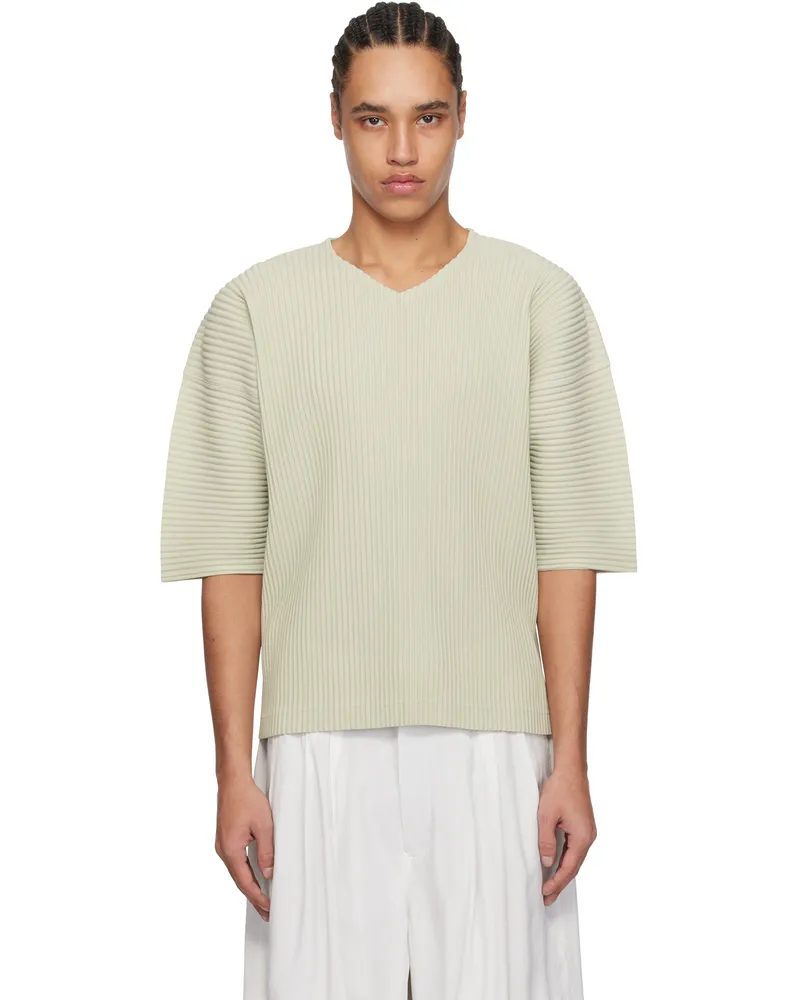 Issey Miyake Gray Monthly Color March T-shirt 17-frosty