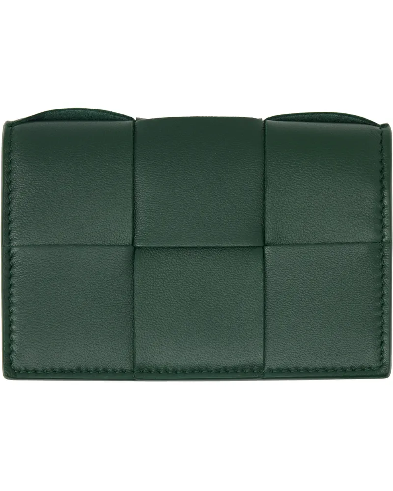 Bottega Veneta Green Business Card Holder 3035