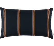 Navy Signature Stripe Bolster Cushion