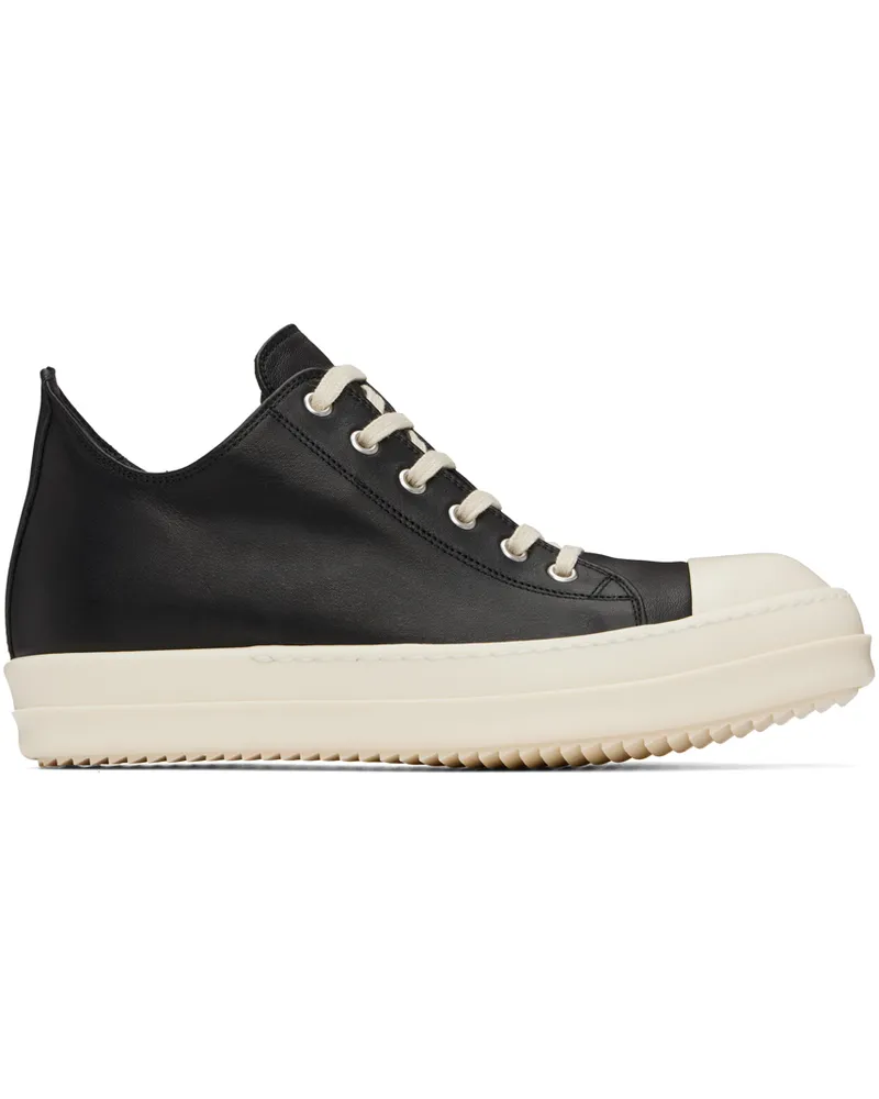 Rick Owens Black Porterville Low Sneaks Sneakers 911