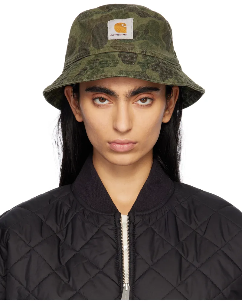 Carhartt WIP Green Duck Camo Bucket Hat Camo