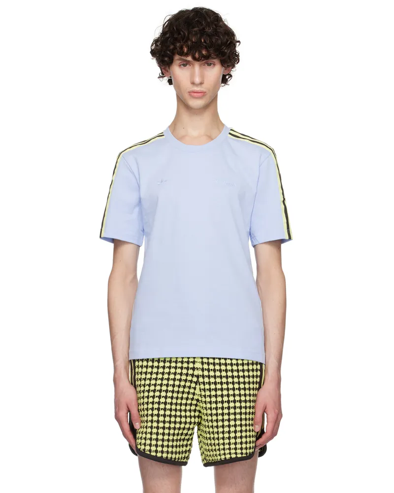 Wales Bonner Blue adidas Originals Edition Set-In T-Shirt Blue