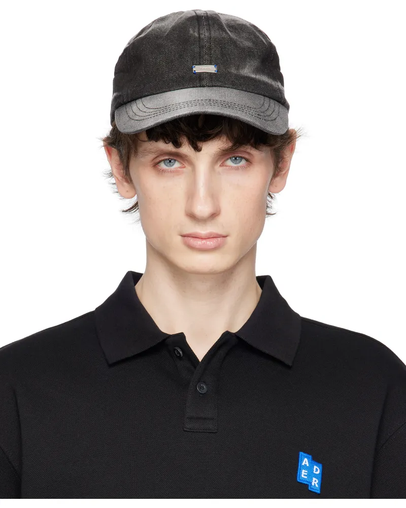 Adererror Black Faded Cap Black