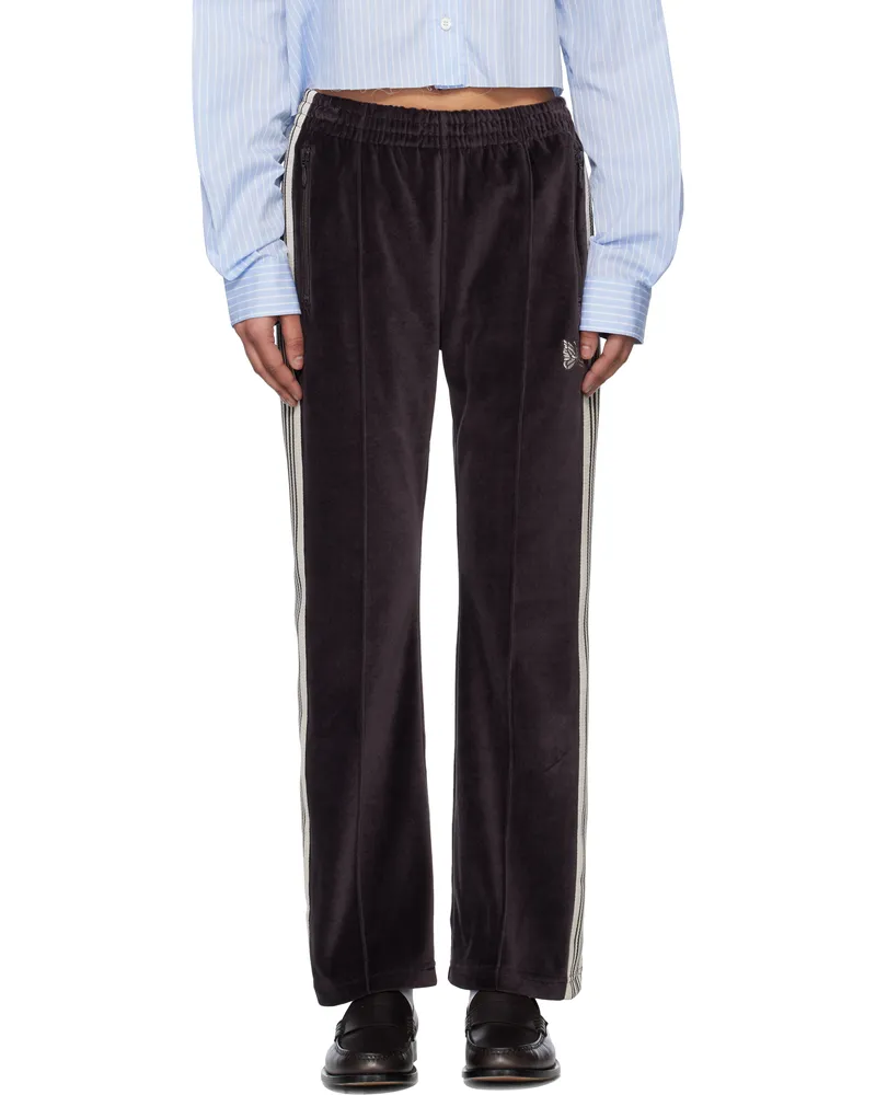 NEEDLES Black Boot-Cut Track Pants B-charcoal