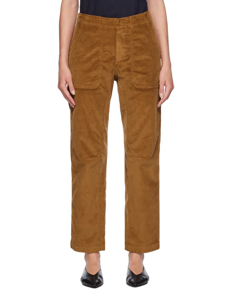 Rag & Bone Tan Leyton Trousers Chestnut