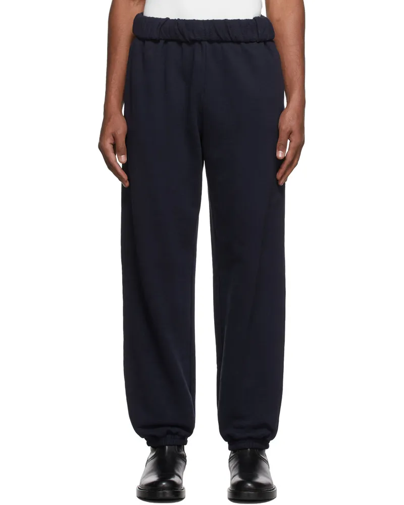 Dion Lee Navy Cotton Lounge Pants Navy
